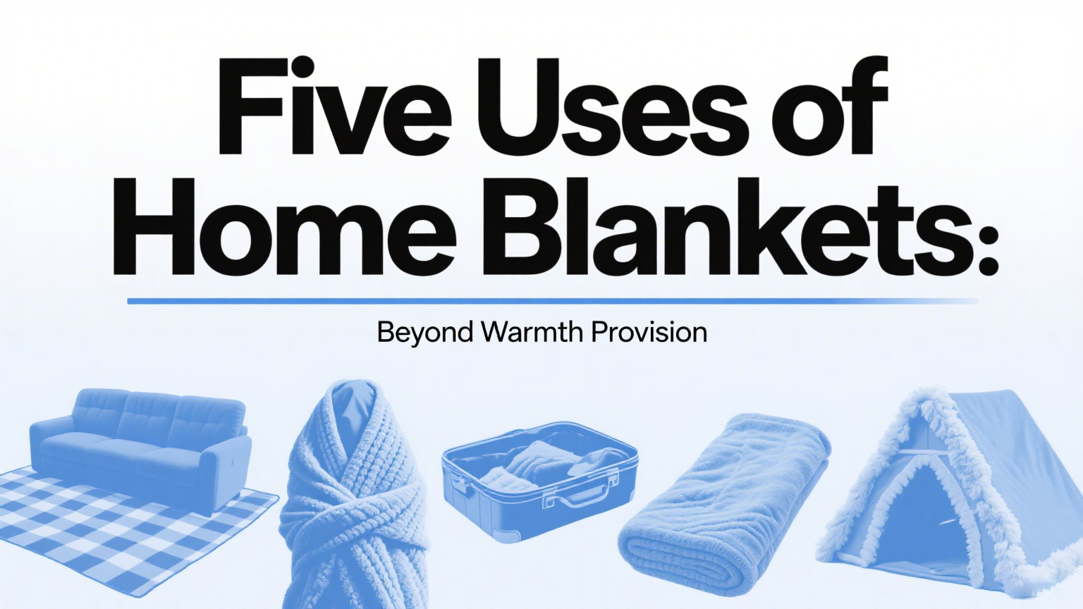 Five Uses of Home Blankets: Not Just for warmth