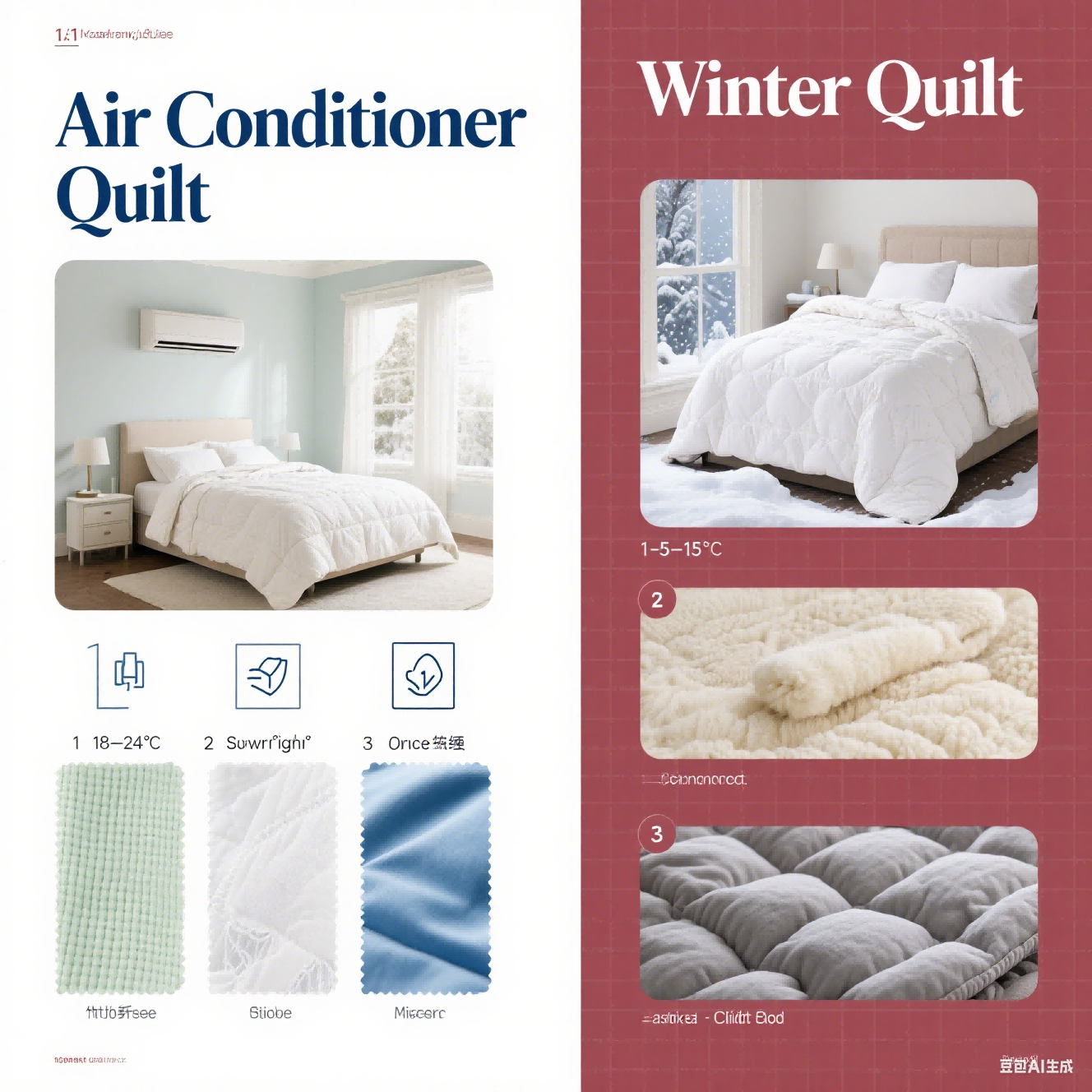 Air Conditioner Quilt vs. Winter Quilt: Applicable Scenarios and Material Recommendations