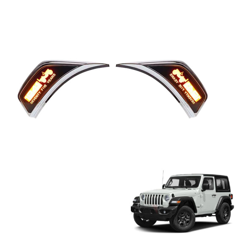 Spedking Wholesale LED Front Fender Side Marker Light DRL Turn Signal Lamp For Jeep Wrangle JL