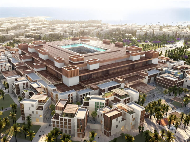 Middle Eastern construction sites - main power supply