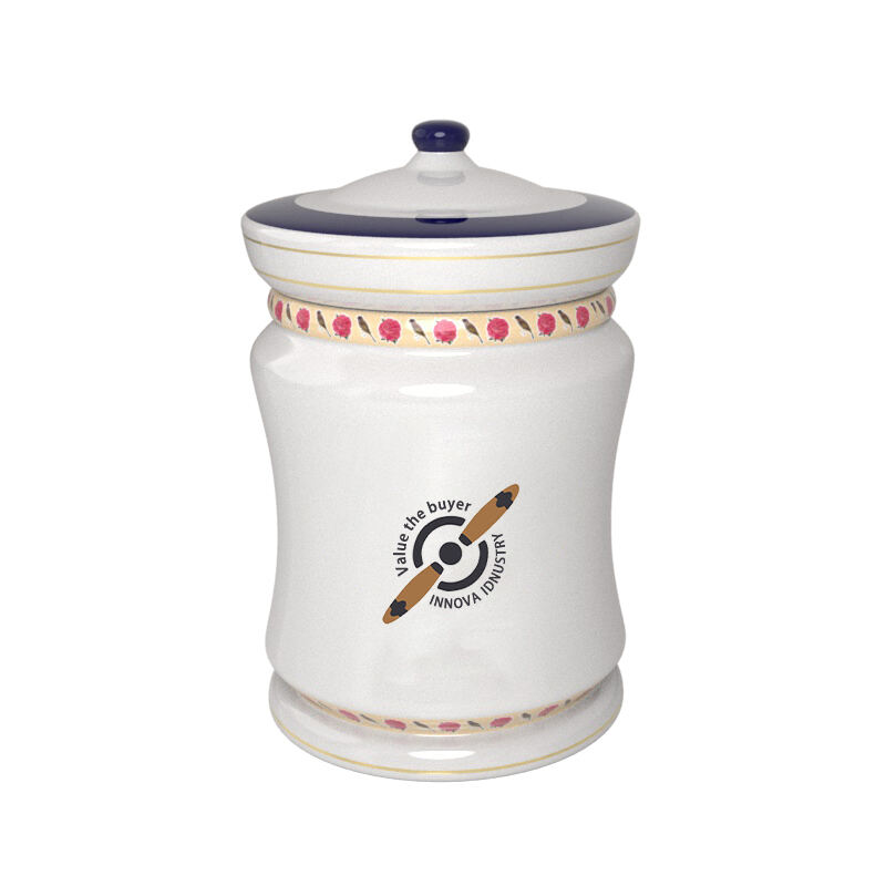 Contenedor humidificador de cerámica premium hecho a mano para puros