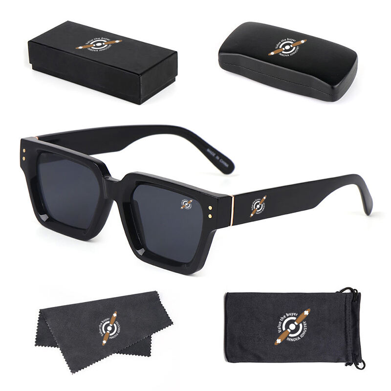 Gafas de Sol Cuadradas Personalizadas Premium de Lujo para Hombres