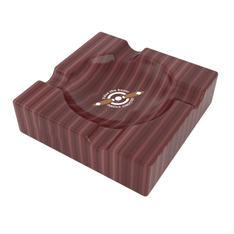 Cenicero de cerámica personalizado portátil para puros