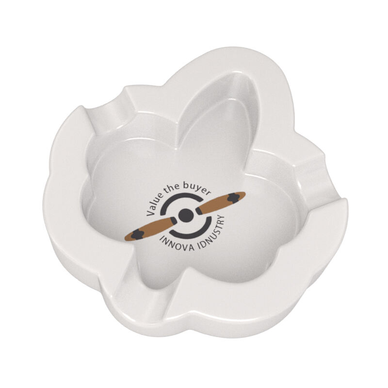 Cenicero Cerámico en Forma de Flor Premium