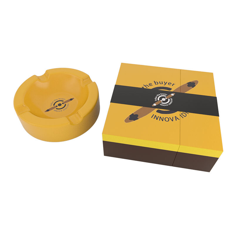 Cenicero para Cigarros Clásico de Cerámica de Lujo con Embalaje en Caja de Regalo