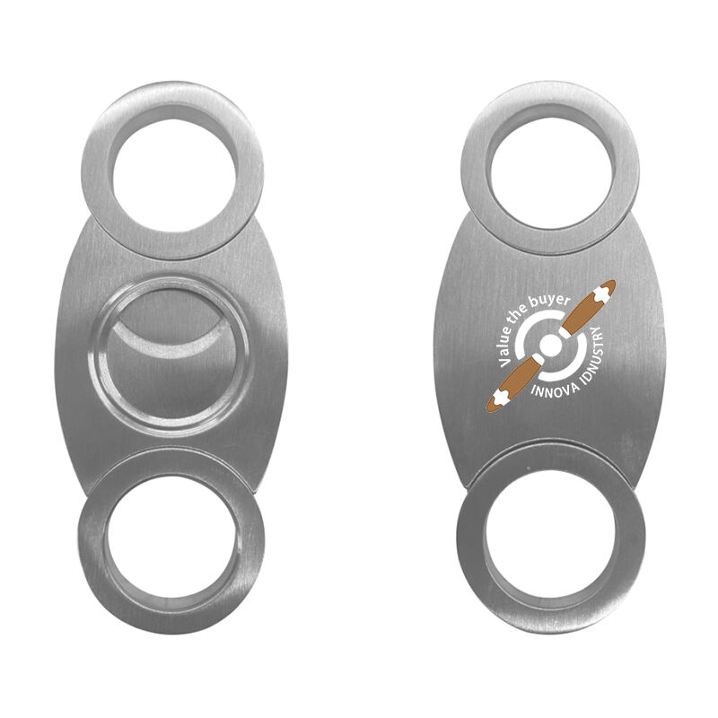 Cortador de puros de acero inoxidable con doble cuchilla