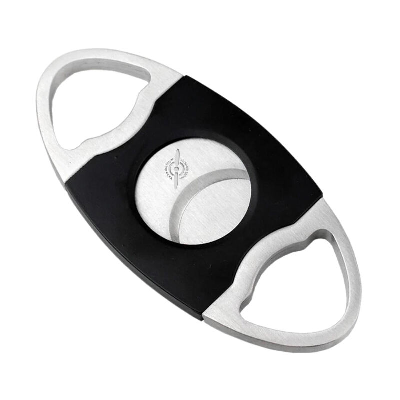 Cortador de Puros de Doble Hoja de Lujo con Caja de Empaque