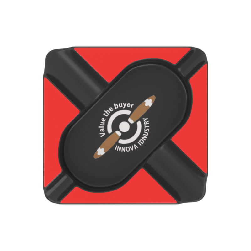 Cenicero para Puros Cuadrado Sólido y Portátil de Melamina