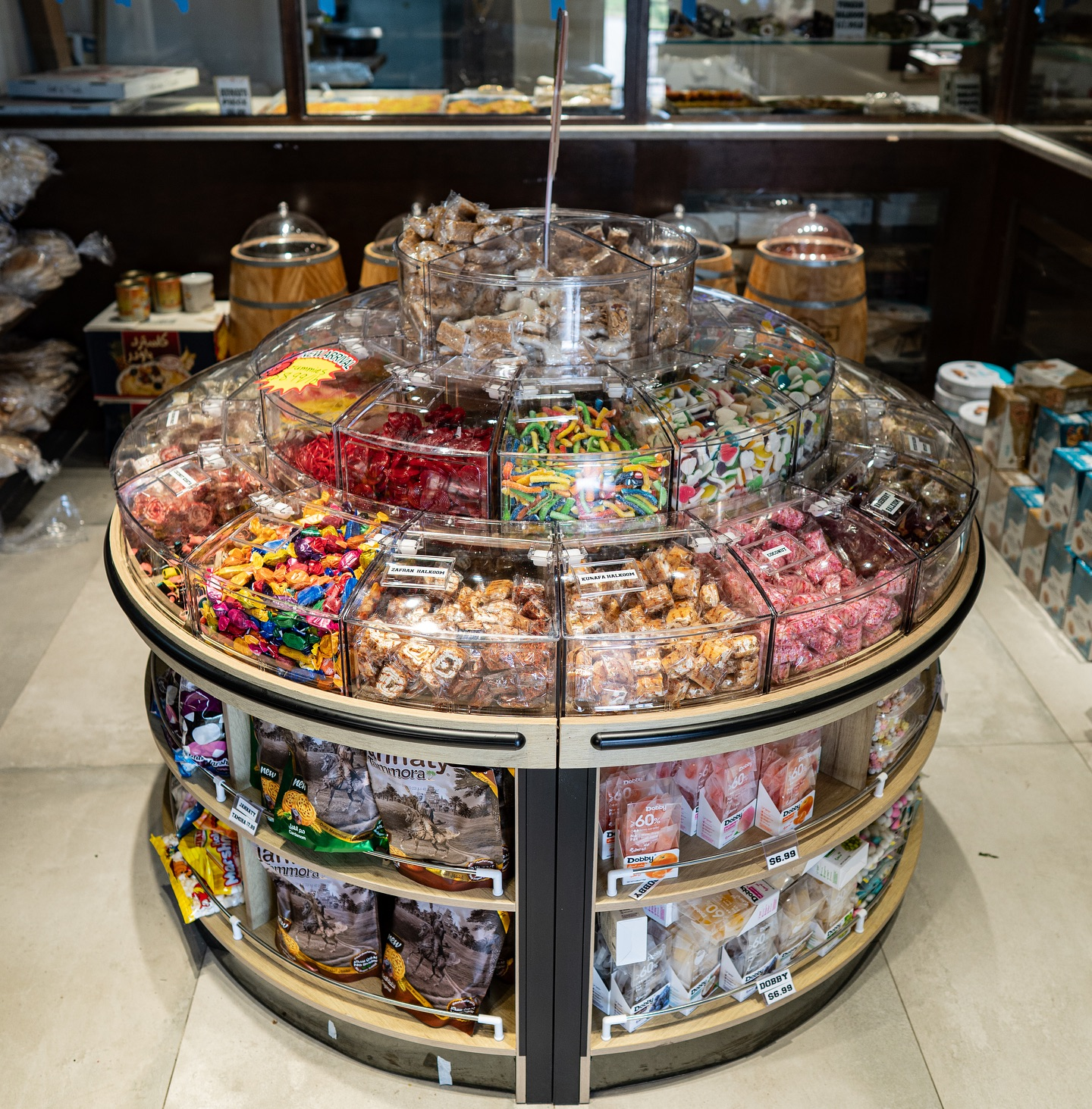 Candy bin: colorful options available
