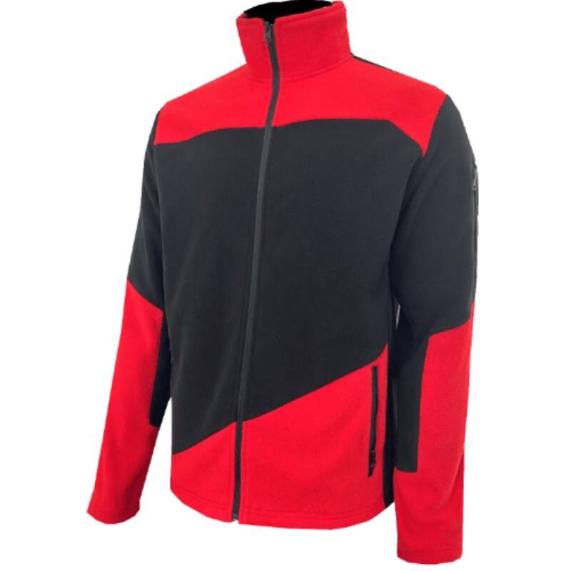 WH245 Custom Men's Polar Fleece Jackets Breathable Lightweight Soft Winter Thermal Coats Outdoor Windproof Zip up With Pockets Jacket