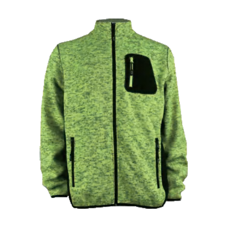 WH4905 Custom Clothing OEM Manufacturer Zip up knitted Men's Jacket Softshell Knitted Stand Collar Pullove