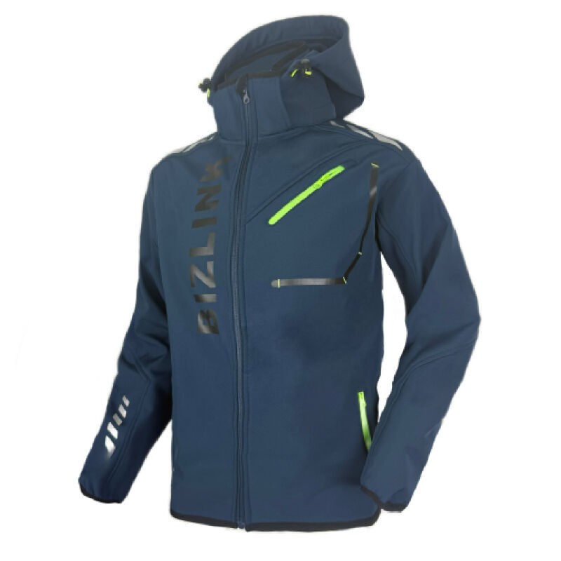 WH4843 OEM Service Outdoor Windbreaker Softshell Camping&Hiking Wear Soft Shell Jacket for Mens Detachable Hood Jacket