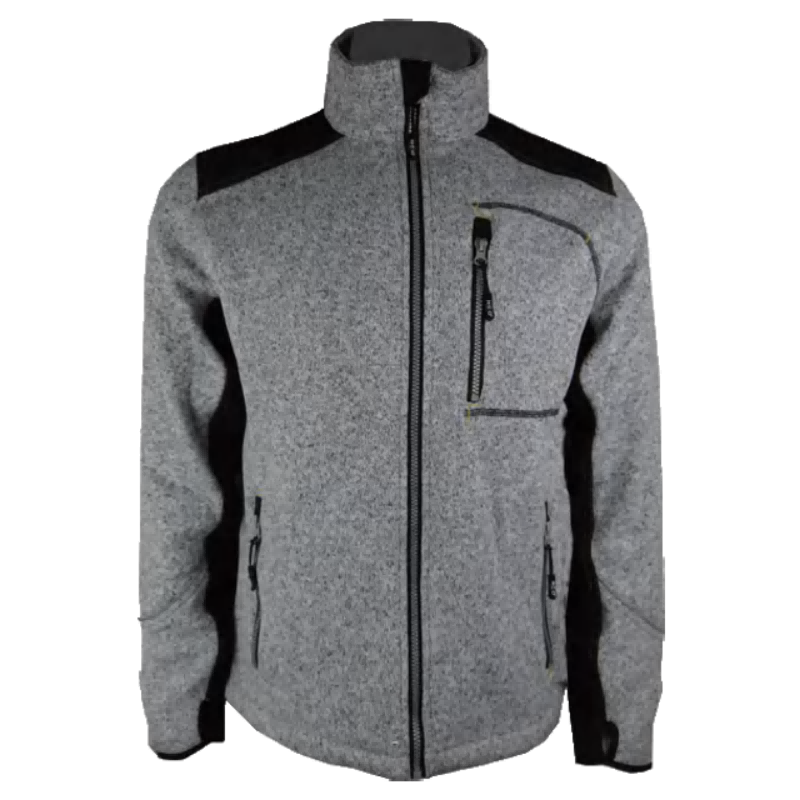 Kardigan Musim Gugur Pria Mantel Rajutan Fashion Hangat Kerah Berdiri Lengan Panjang Sweater Rajutan Jaket Tebal Jaket Pria
