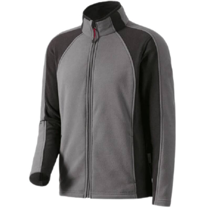 WH248 Men's Outdoor Polar Fleece Jacket Stand Collar Windproof Windbreaker Logo Zipper Closure Winter Warm Coa