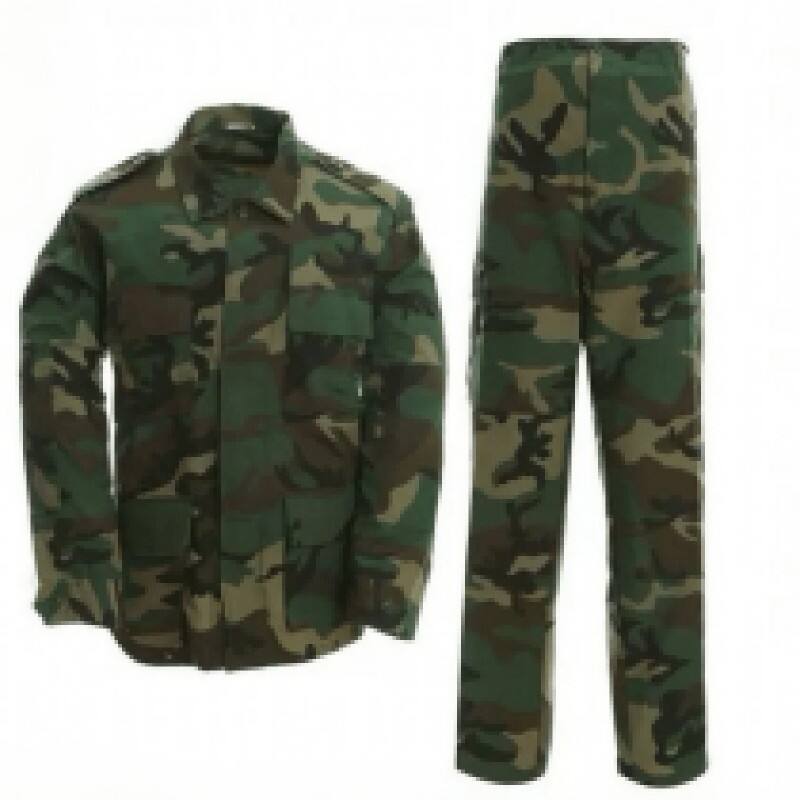 WH8704 BDU Jacket and Pants Ribstop Camouflage Suits Uniforms Jacket Ripstop Uniform Clothing Olive Uniform Green Hunting Clothes