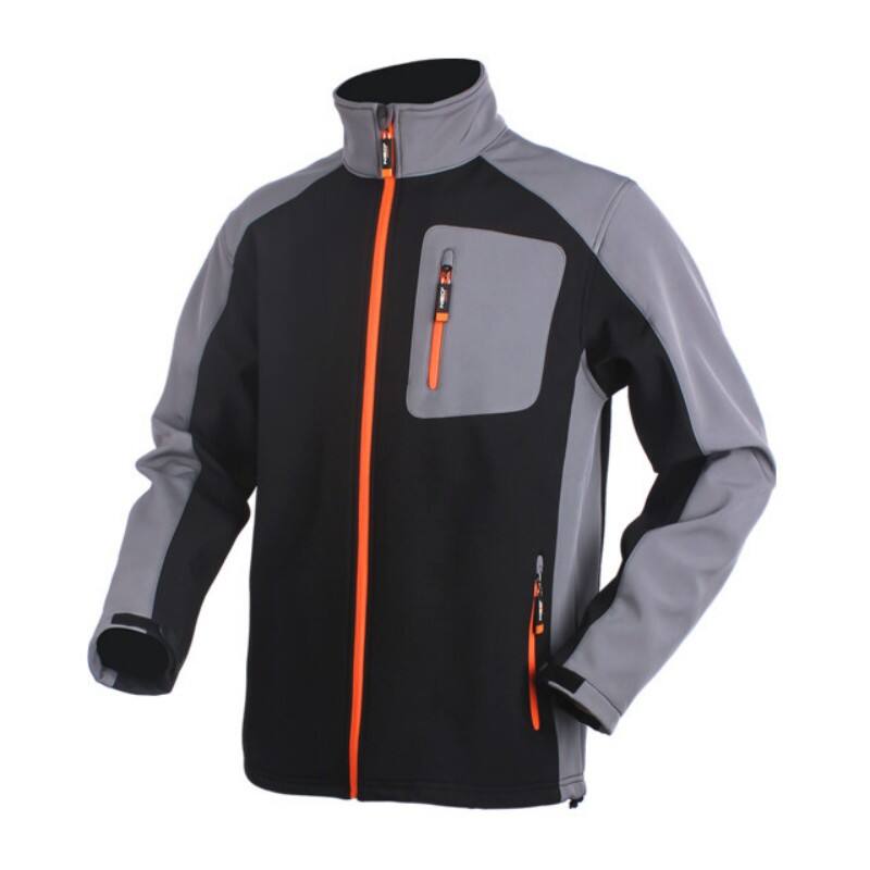 WH4805 Unisex Casual Windproof Softshell Jacket Full Zip Waterproof Windbreaker Heating Tactical Prints Men's Size Tactical Jacket