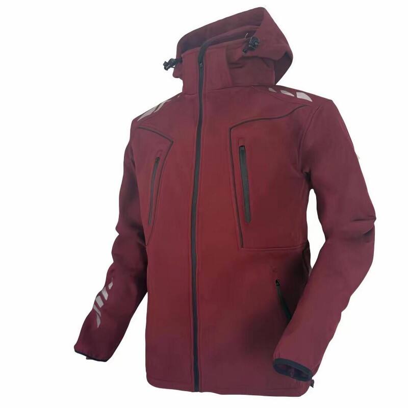 WH4841 OEM Service Men's 4-Way Stretch Waterproof Jacket Windproof Breathable and Built for Hiking, Camping & Daily Commut；