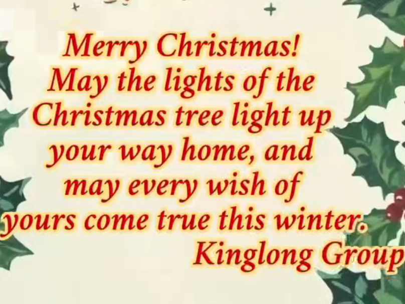 Merry Christmas -- From Nia