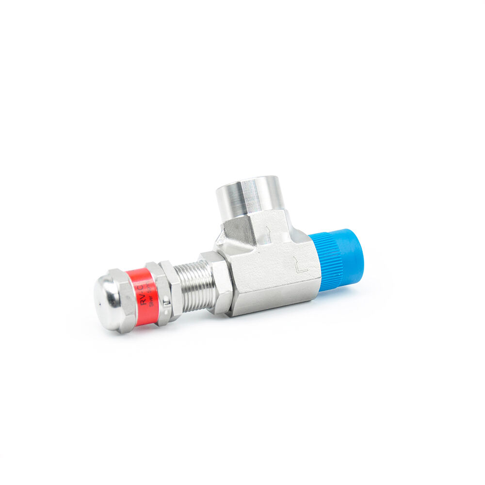 SS Pressure Proportional Relief Valve 50-1500 psig 1/2 in. MNPT TO FNPT pressure relief valve