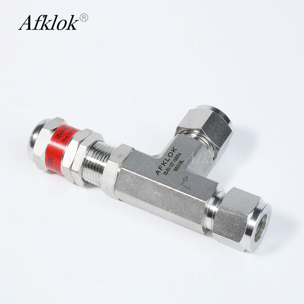 Industriell sikkerhetsventil 1/8 tomme 1/4 tomme 3/8 tomme 1/2 tomme gass høyttrykksikkerhetsventiler trykkavlastningsventil industriell 60-350 psi