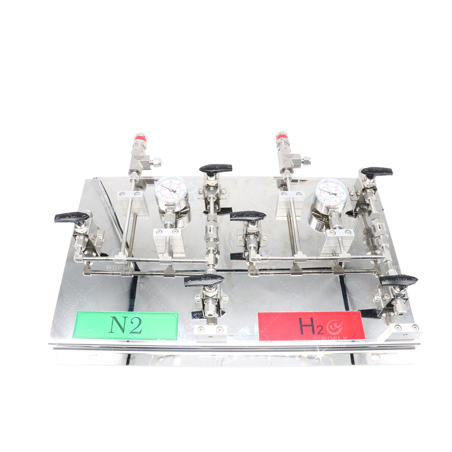 Double Gas Supply High Purity Panel System for Semiconductor Gas Calibration