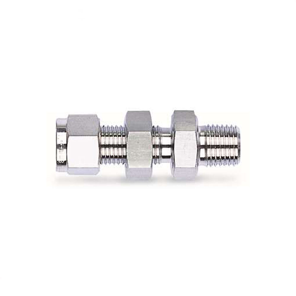 Union Hydraulic hose fitting bulkhead male connector stainless steel pipe fittings