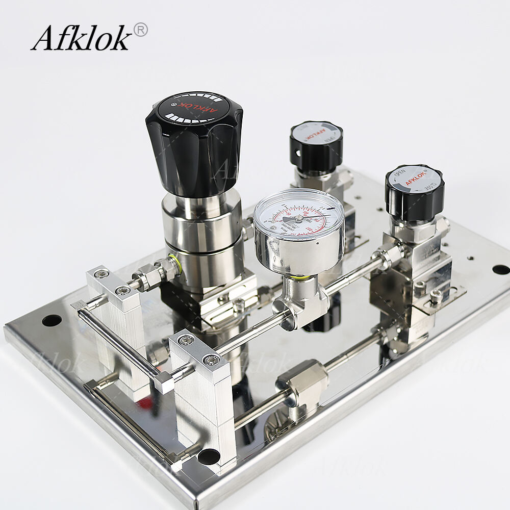 Control Panel Pressure Regulator 3000psi Inlet 600psi Outlet for Inert Gas