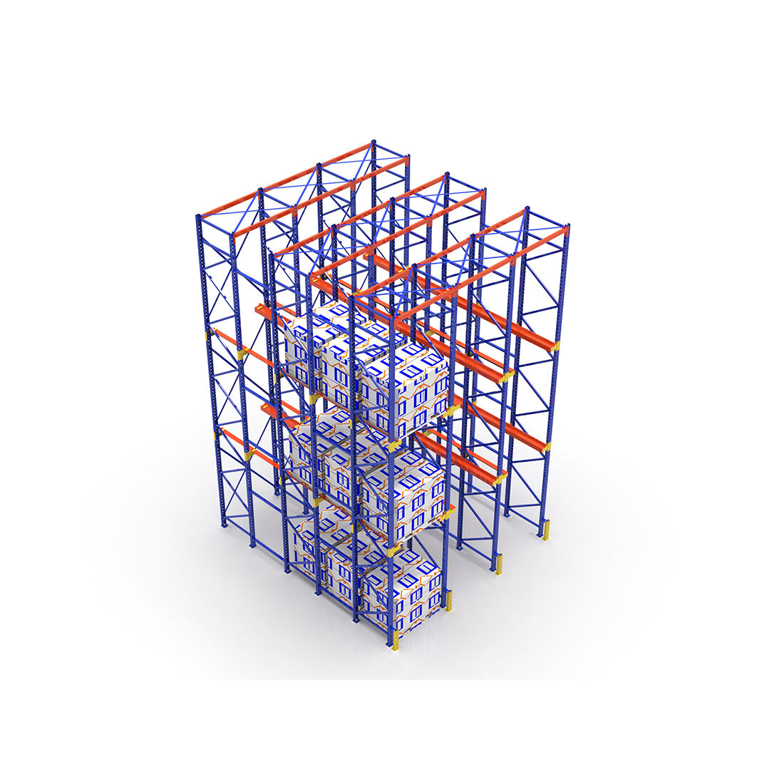 Heavy Duty Drive-in Racking for Bulk Goods Storage