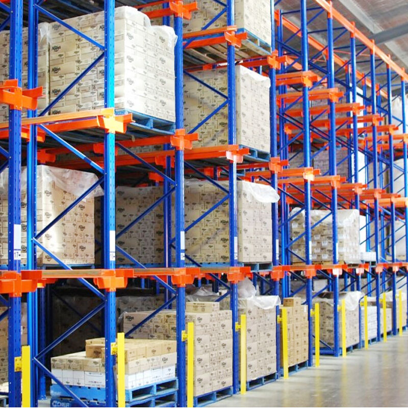 โครงสร้างชั้นวางแบบผ่านทะลุสำหรับระบบ FIFO (First In First Out) สำหรับการจัดเก็บแบบความหนาแน่นสูง