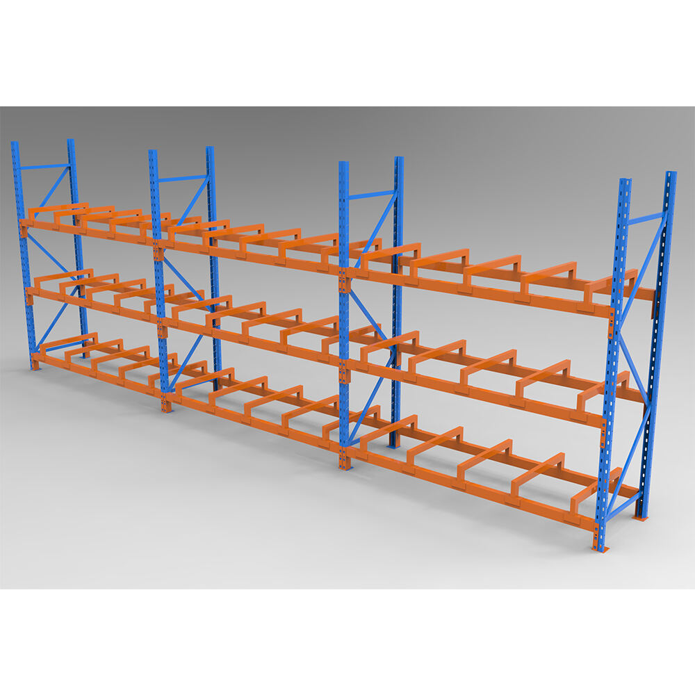 estante de paletes de armazenamento de metal industrial