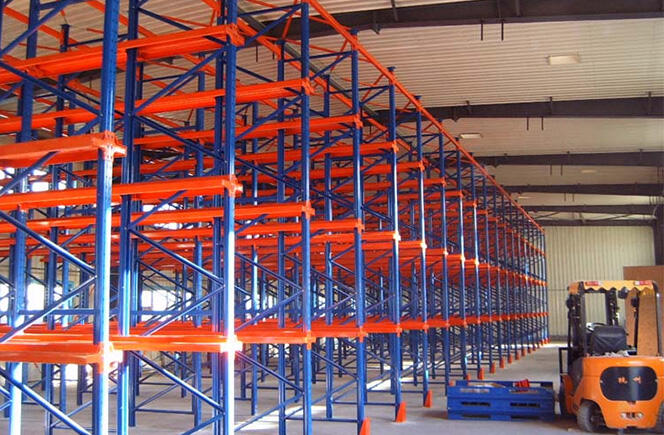 How can the safety of shelf storage racks be ensured?