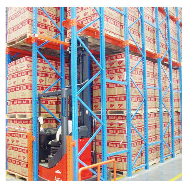 ระบบชั้นวางแบบขับเข้าแบบหนักพิเศษสำหรับคลังสินค้า