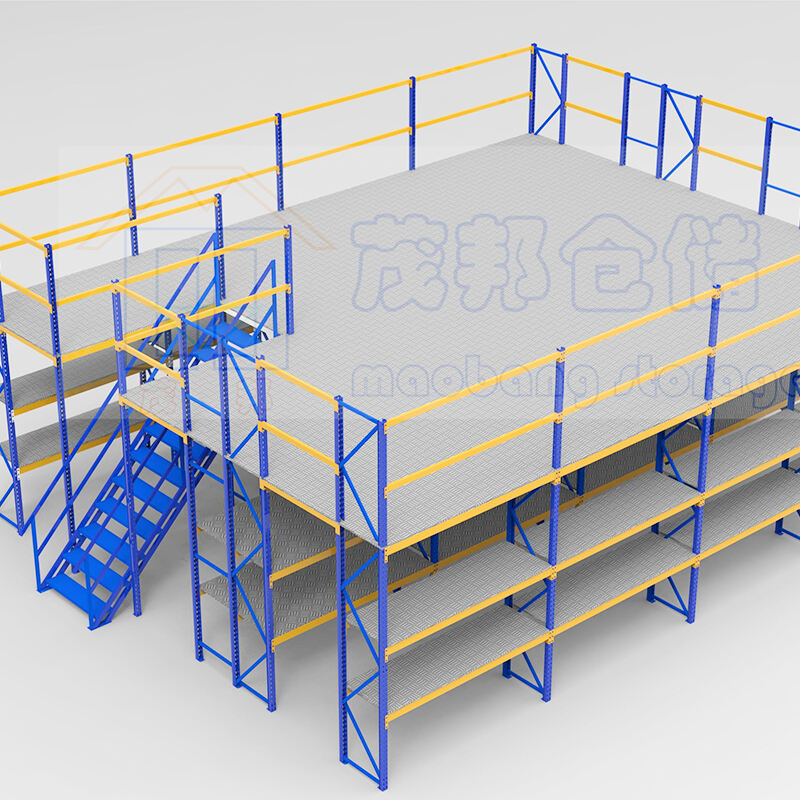 Warehouse industrial mezzanine rack