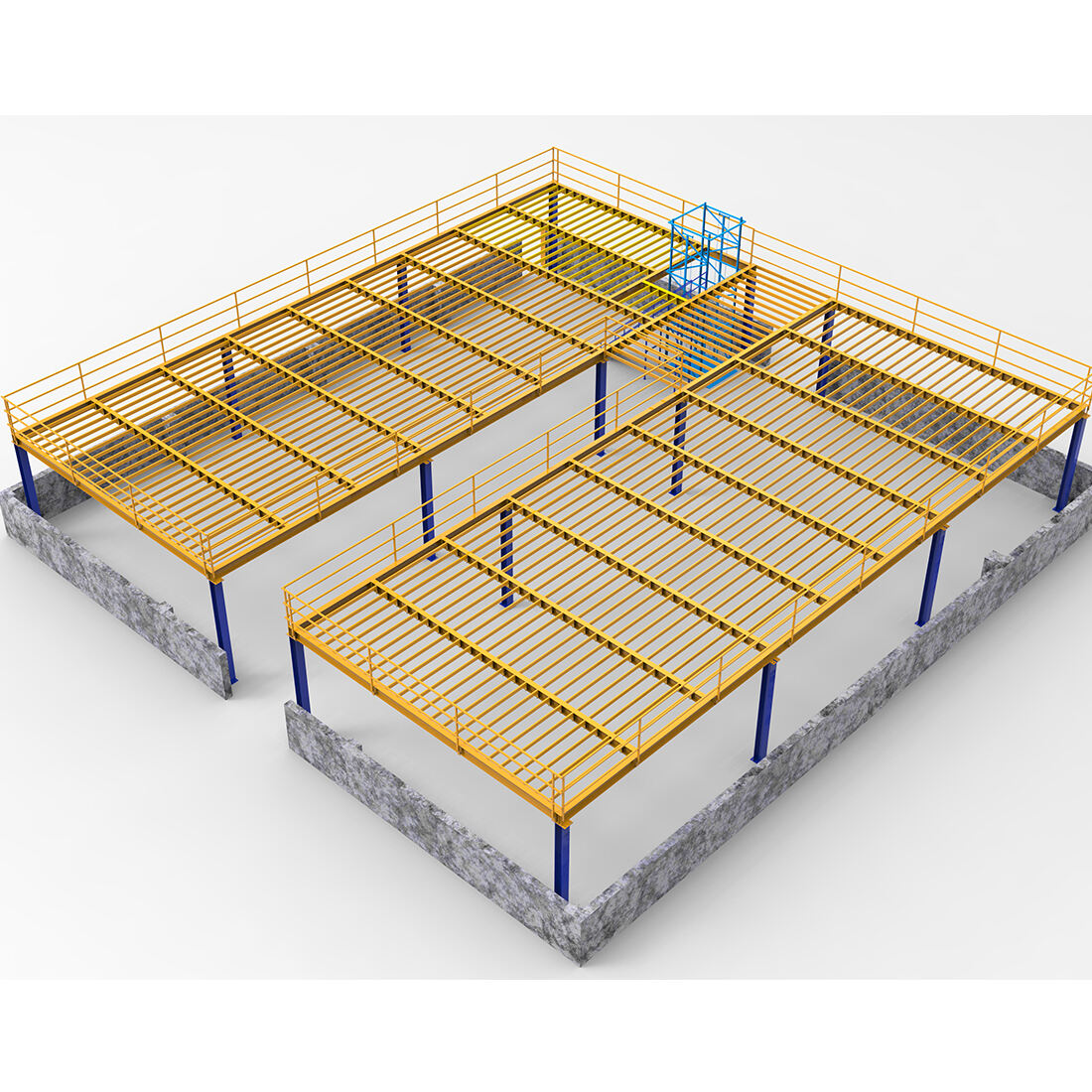 Warehouse high-altitude space mezzanine rack