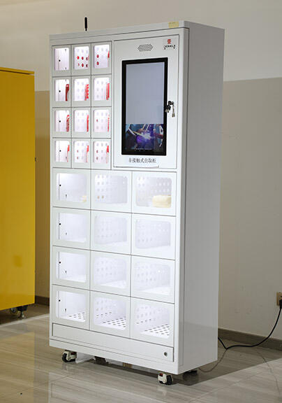 Contactless self-service lockers