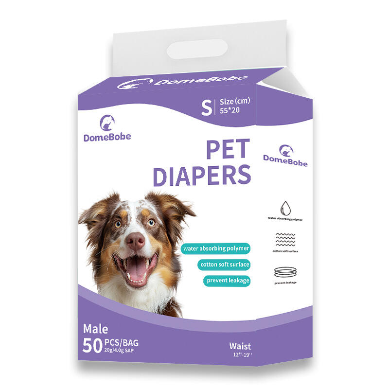 Wholesale disposable biodegradable high absorption pet dog diapers of China manufacturer