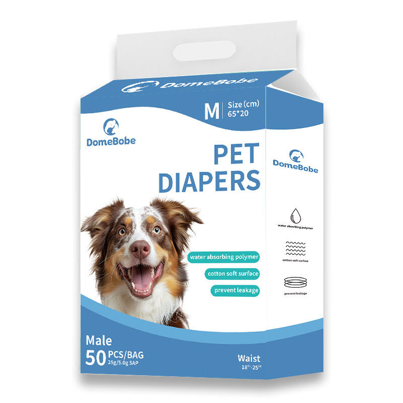 2024 Best Sell Eco Friendly Dog Diaper Cotton High Absorbent