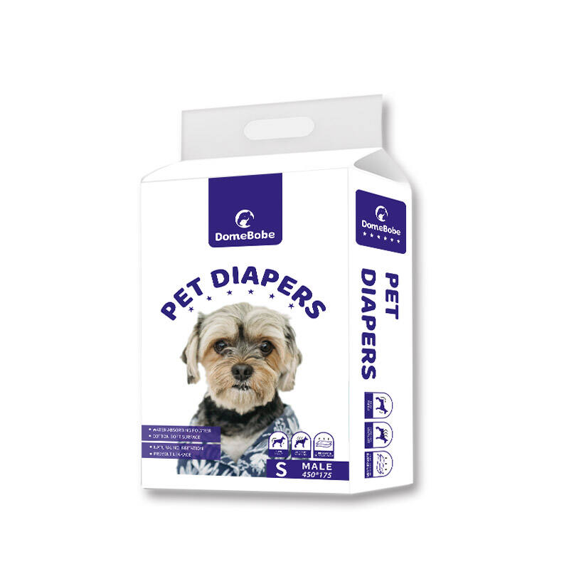 Pet Dog Diapers Disposable Male Dog Diapers New Super Absorbent Diapers for Dogs and Cats Male Wraps Sanitary Pants