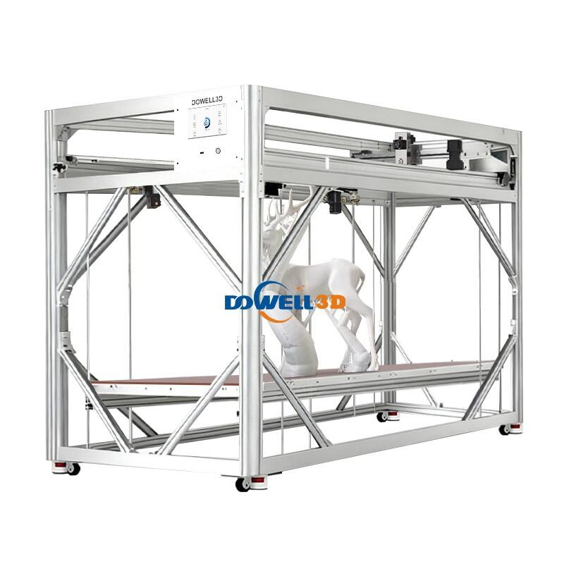 Προηγμένη 3D εκτυπωτής Dowell DL1220-18, μεγάλου μεγέθους 2000 mm, αυτόματη εξισορρόπηση, 3D εκτυπωτής Impresora, υψηλής ταχύτητας εκτύπωσης 500 mm/s