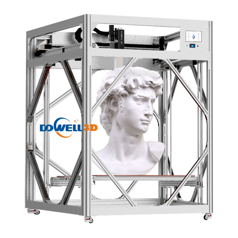 Dowell-ის დიდი ფორმატის პელეტების 3D პრინტერი წყლით გაგრილების სისტემით, FGF მაღალი სიჩქარის გრანულების სკულპტურის პრინტერი 1200*1600*1600მმ
