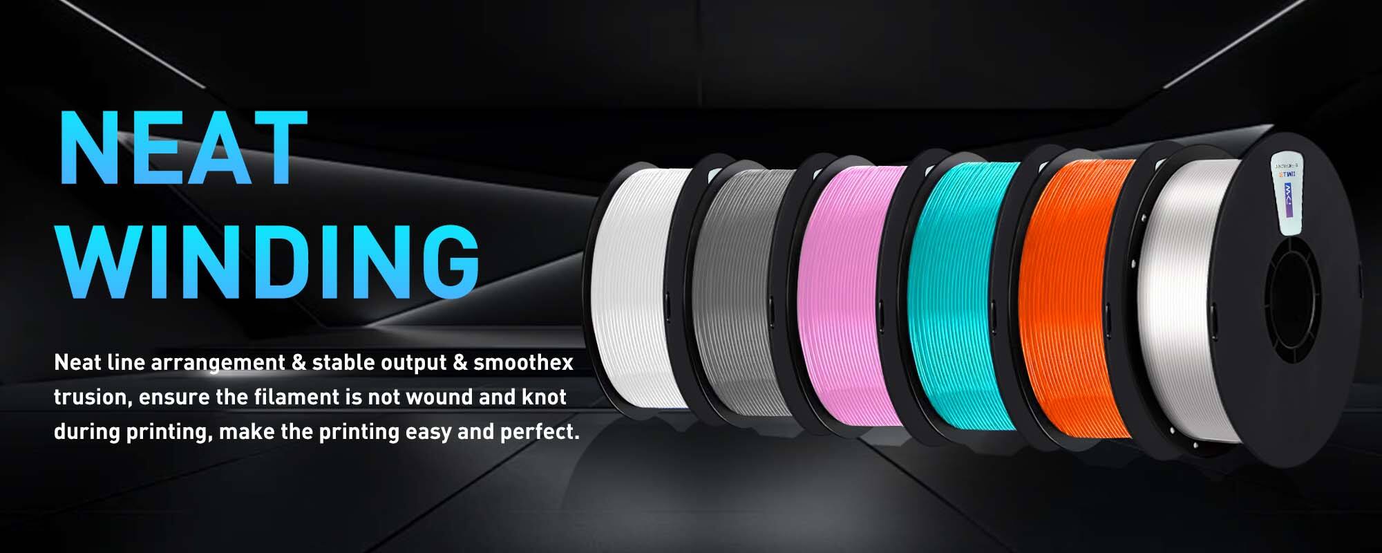 neat winding 1.75mm/2.85mm FDM Filament for 3d Printer Machine .jpg