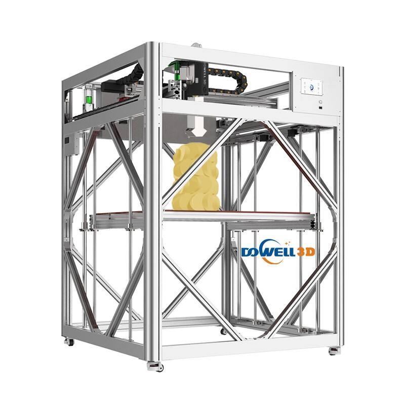 DP-A10 1000 მმ დიდი მასშტაბის სიჩქარის პელეტების 3D პრინტერი, დაბალი ღირებულების ავტომატური კვებვის FGF პლასტმასის გრანულების პრინტერი