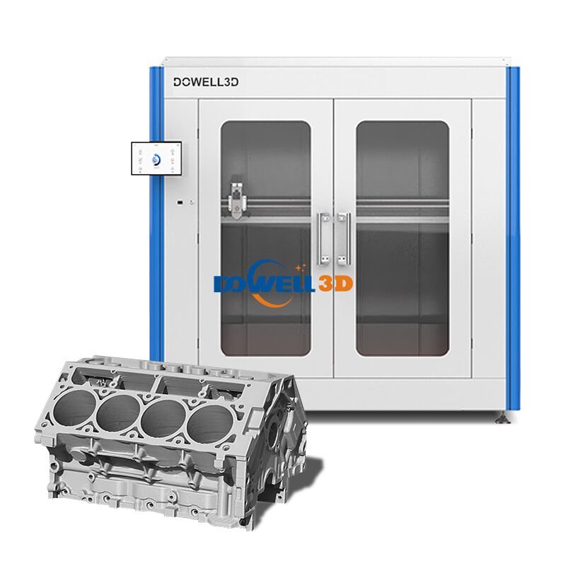 เครื่องพิมพ์ 3 มิติสำหรับอุตสาหกรรมขนาดใหญ่ 1200×1200×1200 มม. เครื่องพิมพ์ 3 มิติเส้นใยคาร์บอนแบบควบคุมอุณหภูมิคงที่ ความเร็วสูง 500 มม./วินาที