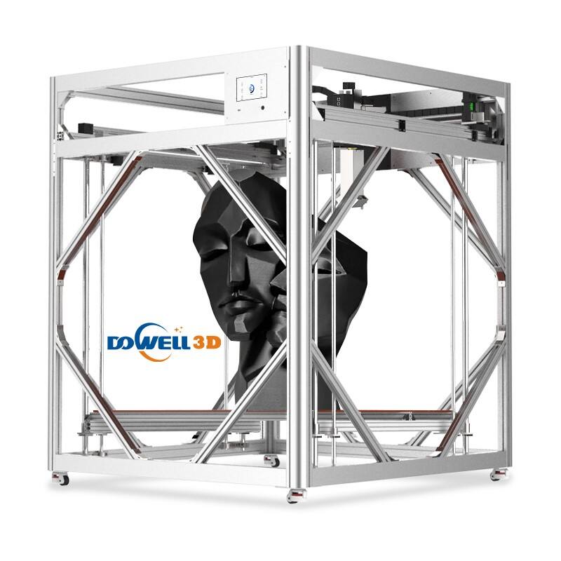 impresora industrial de pellets Dowell de 1600 × 1600 × 1600 mm, máquina profesional de impresión 3D de tamaño gigante