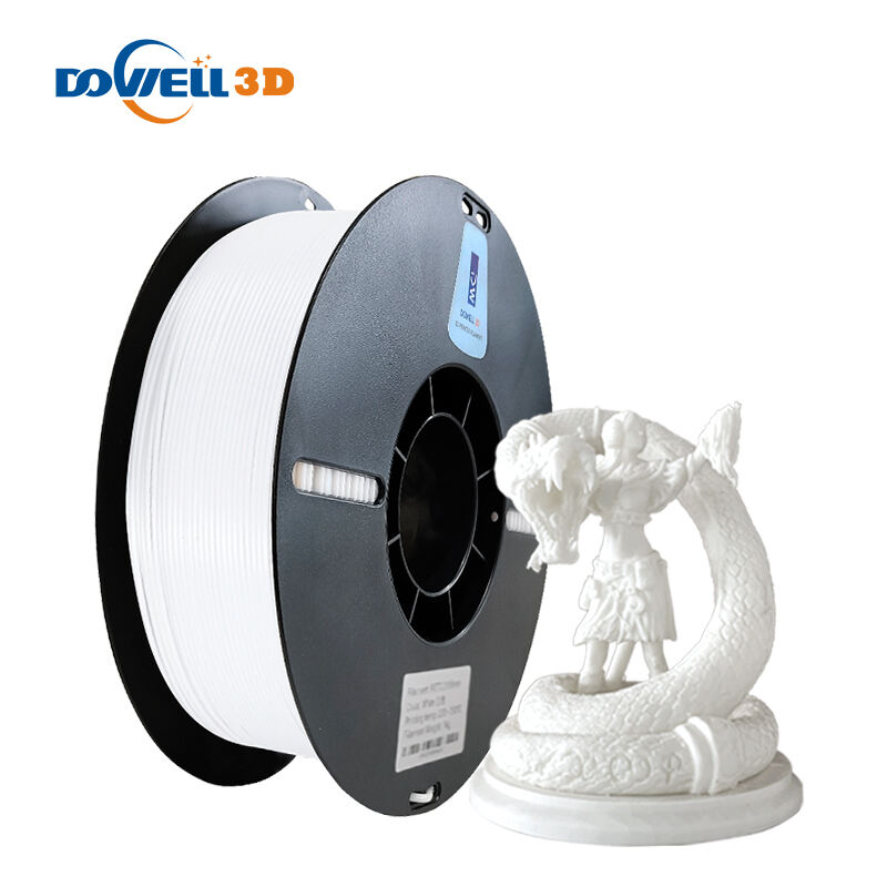 Filament DOWELL3d PLA mat 1,75 mm Sans gauchissement Impression rapide de modèles FDM Matériau d'impression 3d avec finition mate Facile à imprimer