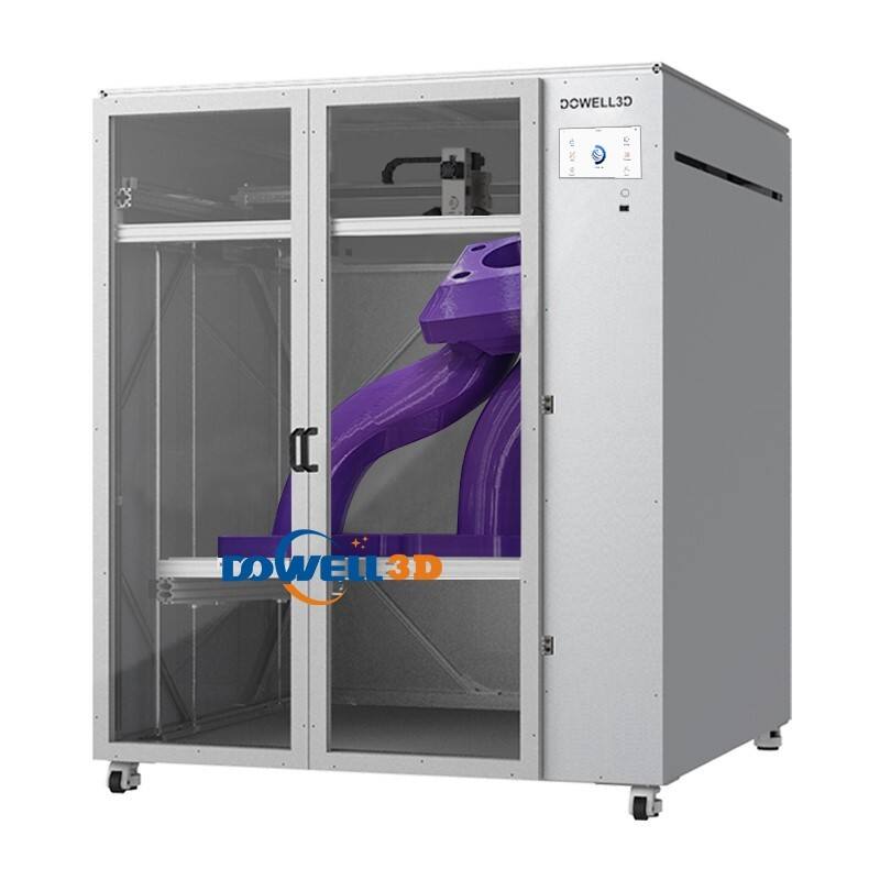 เครื่องพิมพ์ 3 มิติขนาดใหญ่ 1200×1800×1600 มม. เครื่องพิมพ์ FDM หัวฉีดแบบไหลสูง 1000 กรัม/ชั่วโมง พร้อมระบบปรับระดับฐานอัตโนมัติ