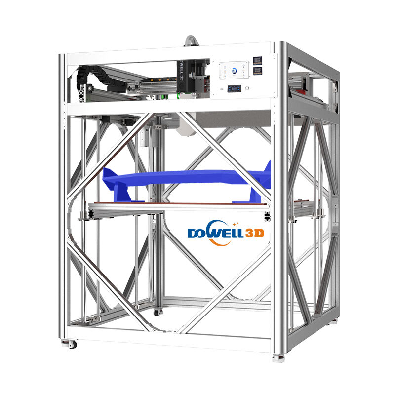 Მაღალი სიჩქარის პელეტის 3D პრინტერი DP-A10 1000მმ დიდი მასშტაბის დაბალი ღირებულების FGF პლასტმასის გრანულების პრინტერი 420 ℃ მაღალი ტემპერატურის თავით