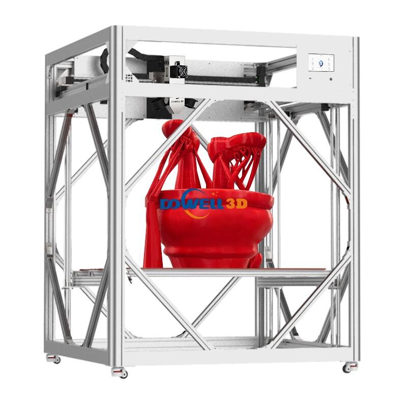 DL1016-12 Large Size Industrial Medical 3d Printer 1000g/h High Flow Extruder Stampante 3d For Sculpture Model Display 