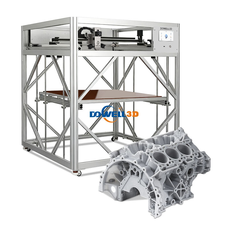 Impressor 3D Velox Magni Formatūs cum Canno Thermali 420℃ ad Filamenta Ingenieriae Gradūs Stabilem Operationem