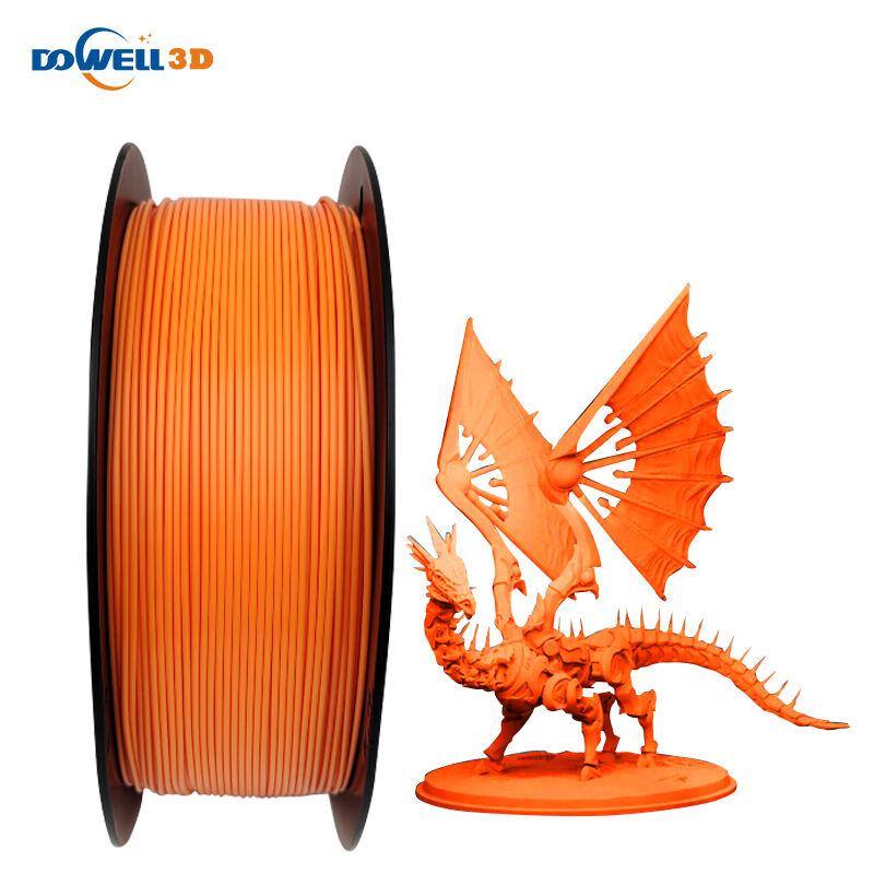 Dowell3d filament imprimante 3D PETG mat de haute qualité 1,75/2,85 mm 1 kg haute précision sans déformation pour imprimante 3D FDM